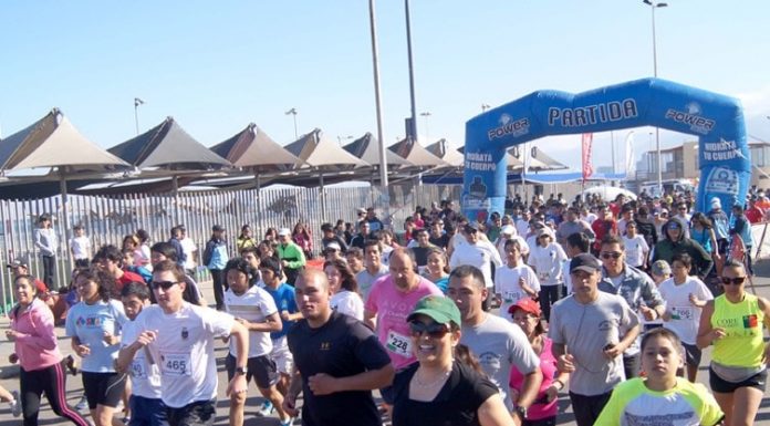 Corrida familiar se tomó borde costero Corrida familiar se tomó borde costero