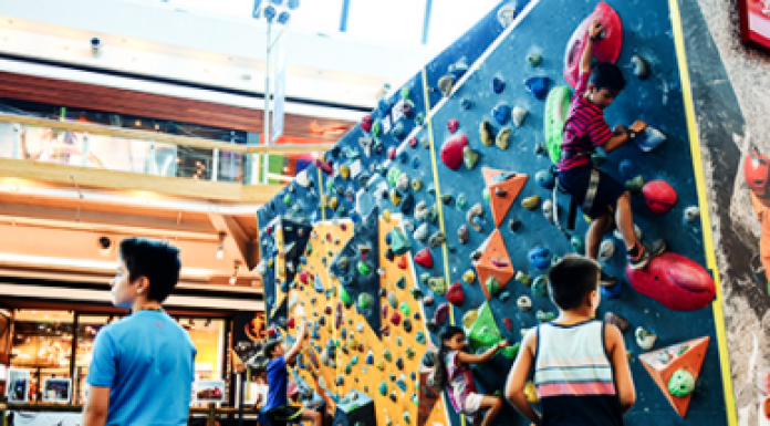 La escalada se toma Mall Sport